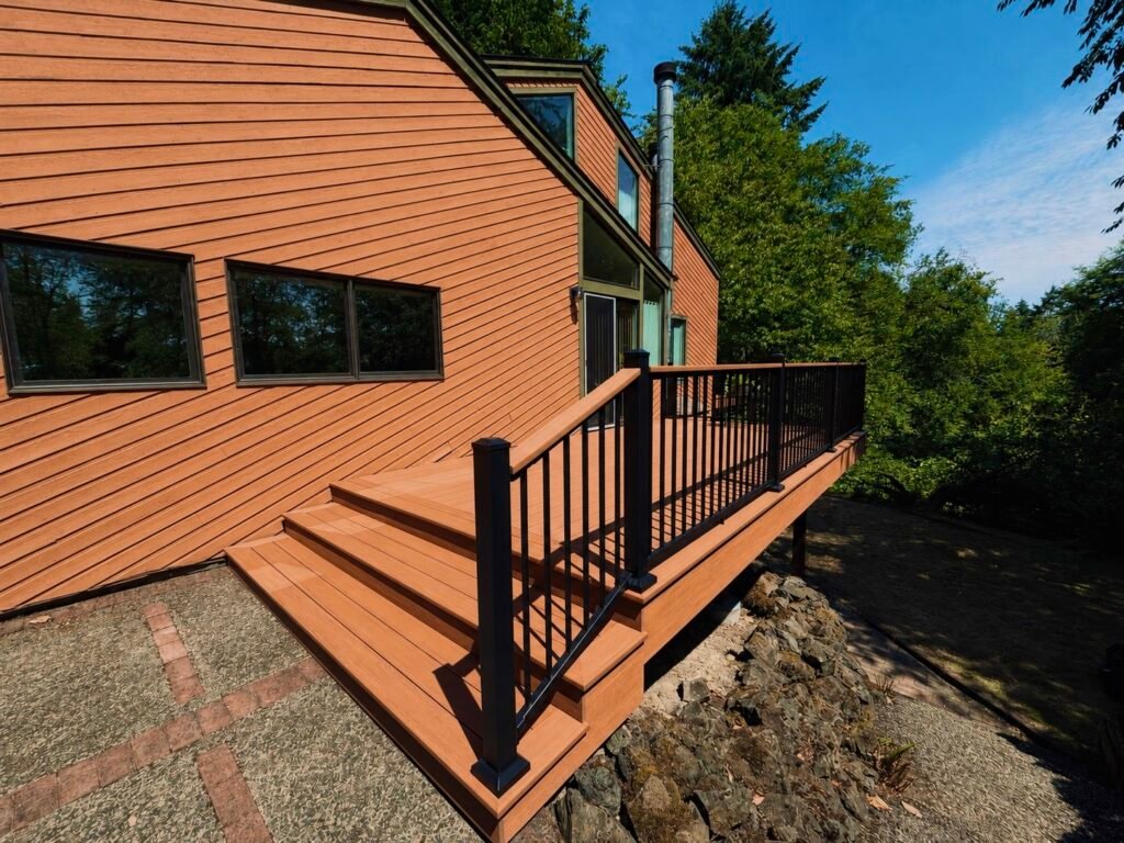 Premium PVC Decking with Drink Railing 3