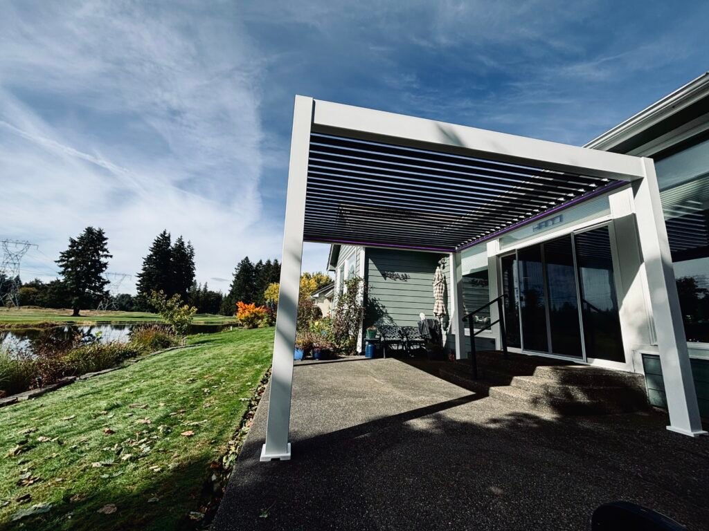 Louvered Pergola