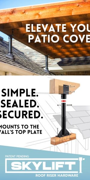 Patio Cover Roof Riser